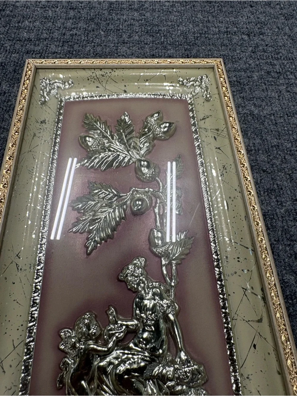 Ornate MCM Four Seasons by Metalart  3D Wall Art Vintage
